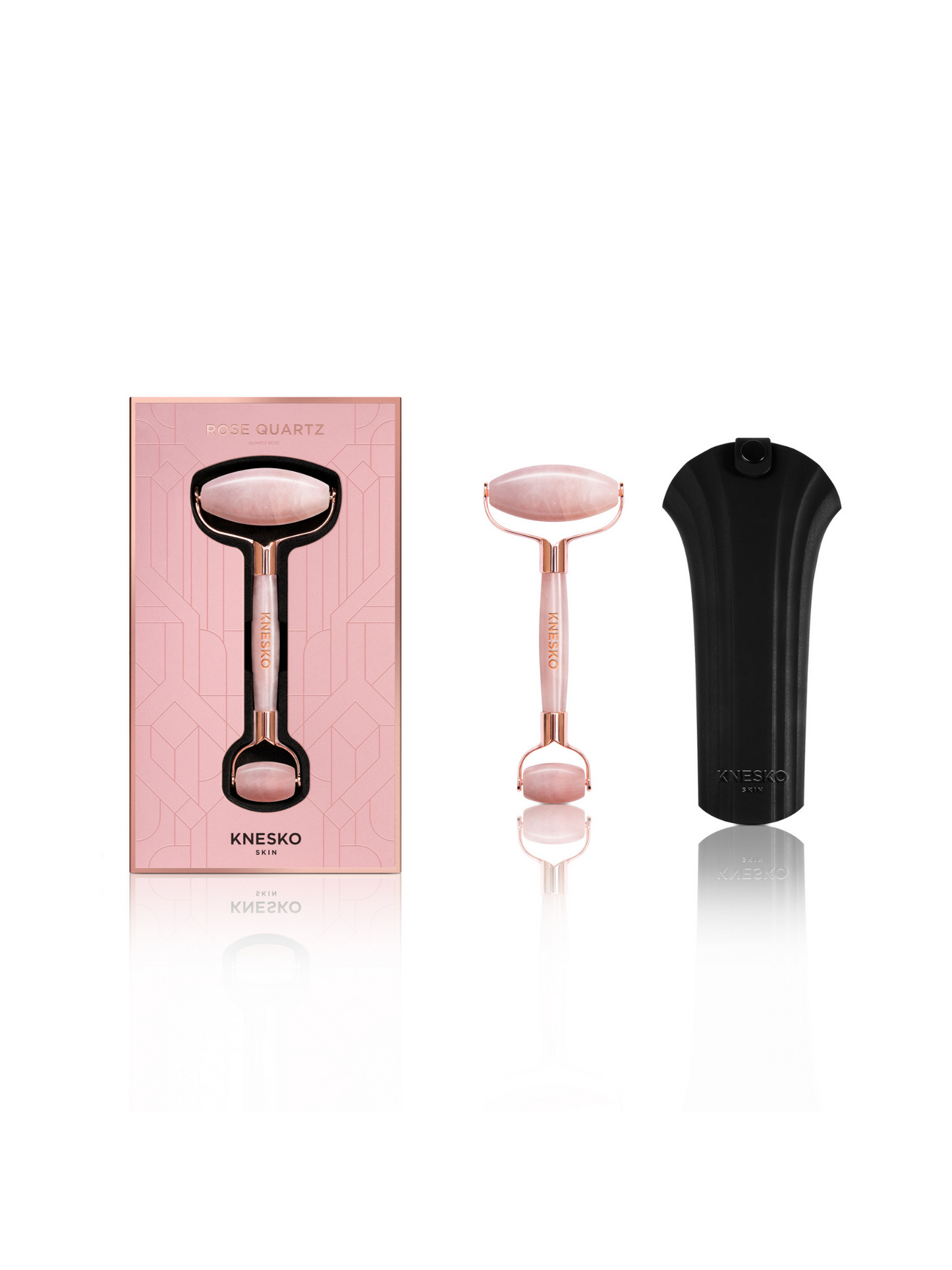 Rose Quartz Gemstone Roller