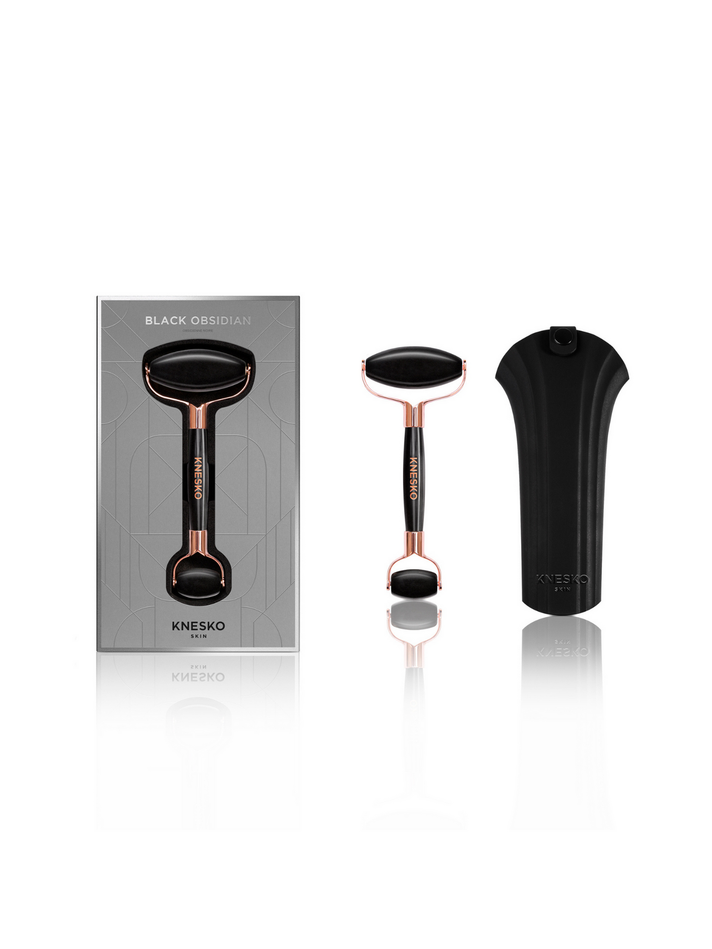 Obsidian Gemstone Roller